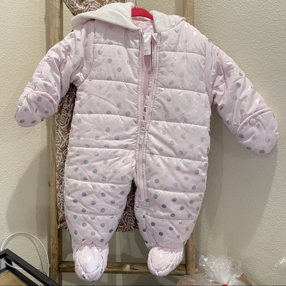 9M Puffer Hooded Onesie